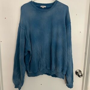 Madhappy Blue Crewneck Sweater Soft Knit Casual